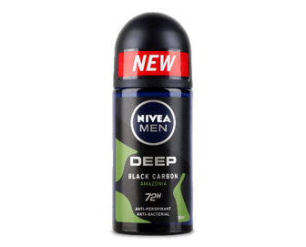 Дезодорант роликовий Nivea Men Deep Black Carbon Amazon, 50мл
