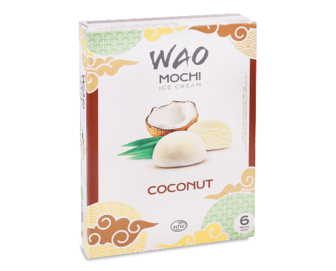 Десерт Wao Mochi з кокосовим морозивом в рисовому тісті, 210г