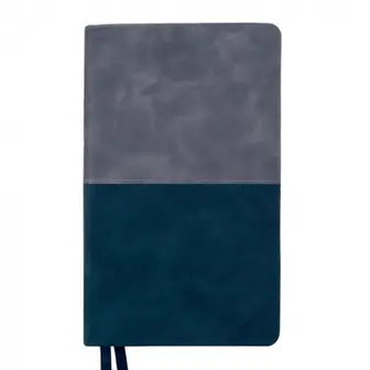 Щоденник датований 2024 12х20cм Leo Planner Tiffany сіро-синій 252410