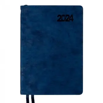 Щоденник датований А5 Leo Planner Case темно-синій 252427