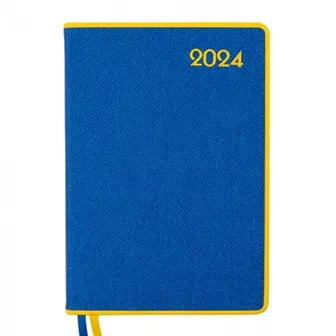 Щоденник датований А5 Leo Planner Patriot II жовто-синій 252447