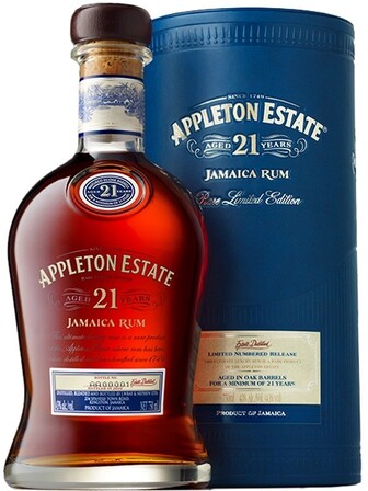 Ром Епплтон Естейт / Appleton Estate, 21 рік, 43%, 0.7л, в подарунковій коробці
