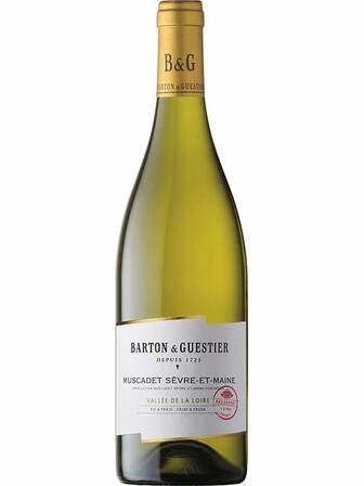 Вино Мюськаде Севр-Ет-Майн, Паспорт / Muscadet Sevre-et-Maine, Passeport, Barton & Guestier, біле сухе 11.5% 0.75л