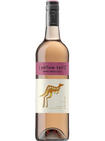 Вино Пінк Мускат / Pink Muscat, Yellow Tail, рожеве напівсолодке 0.75л