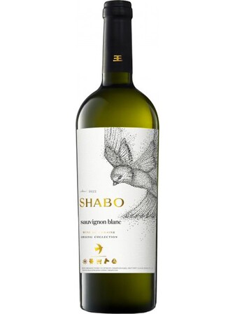 Вино Совіньйон Блан / Sauvignon Blanc, Shabo, біле сухе 0.75л