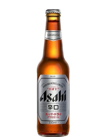 Пиво Асахі, Супер Драй / Asahi, Super Dry, Birra Peroni, 5.2%, 0.33л