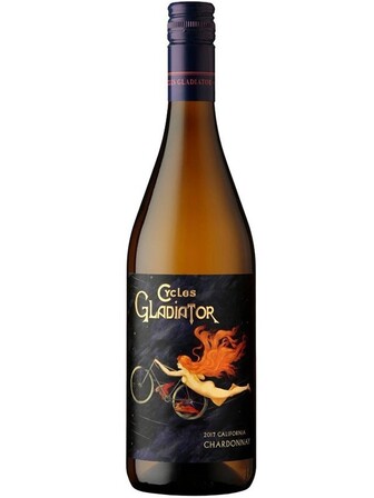 Вино Шардоне / Chardonnay, Cycles Gladiator, біле сухе 0.75л