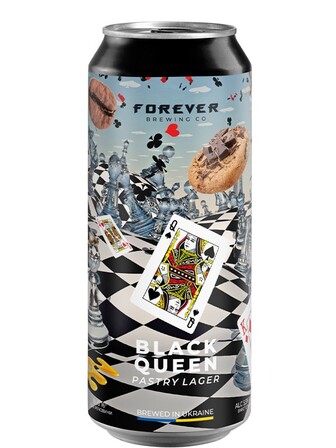 Пиво Блек Квін, Форевер / Black Queen, Forever, Volynski Browar, ж/б, 5.5%, 0.5л