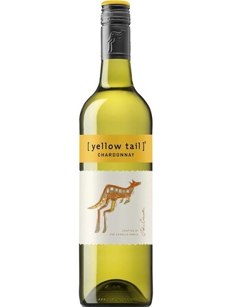 Вино Шардоне / Chardonnay, Yellow Tail, біле сухе 0.75л