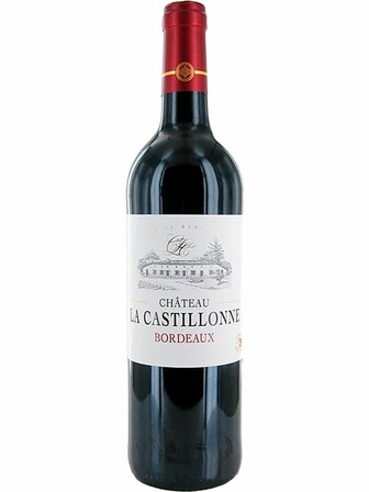 Вино Шато Ля Кастильйоне, Бордо / Chateau La Castillonne, Bordeaux, червоне сухе 12% 0.75л