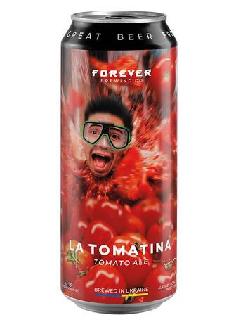 Пиво Ла Томантіна, Форевер / La Tomatina, Forever, Volynski Browar, ж/б, 4.5%, 0.5л