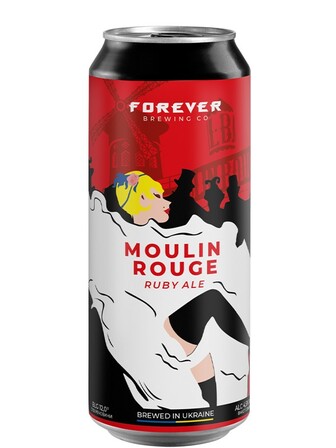 Пиво Мулен Руж, Форевер / Moulin Rouge, Forever, Volynski Browar, ж/б, 4.5%, 0.5л