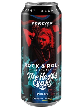 Пиво Рок-н-Ролл, Форевер / Rock & Roll, Forever, Volynski Browar, ж/б, 7.5%, 0.5л