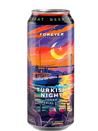 Пиво Туркіш Найт, Форевер / Turkish Night, Forever, Volynski Browar, ж/б, 7%, 0.5л
