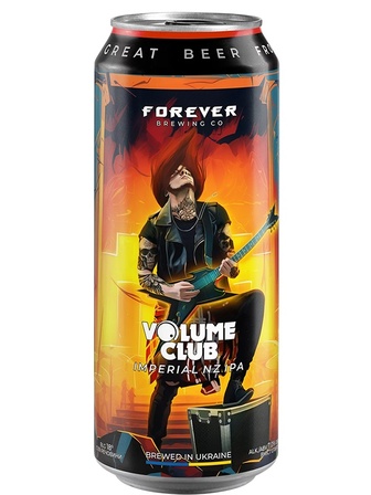 Пиво Волюм Клаб, Форевер / Volume Club, Forever, Volynski Browar, ж/б, 7%, 0.5л