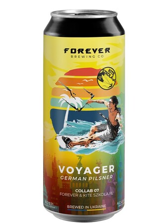 Пиво Вояджер, Форевер / Voyager, Forever, Volynski Browar, ж/б, 4.5%, 0.5л