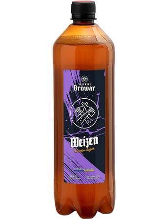 Пиво Вайцен, Волинський Бровар / Weizen, Volynski Browar, 4.9%, 1л