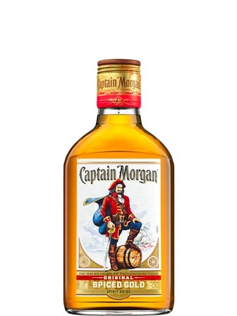 Ромовий напій Капітан Морган, Спайсед Голд / Captain Morgan, Spiced Gold, 2 роки, 35%, 0.2л