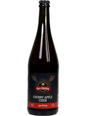 Сидр ігристий Яблучно-Вишневий / Cherry Apple Cider, Rex Apples, сухий 4-4.5% 0.75л