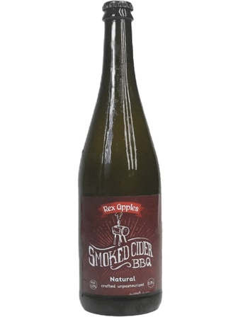 Сидр ігристий Смоукт / Smoked Cider, Rex Apples, сухий 4-4.5% 0.75л