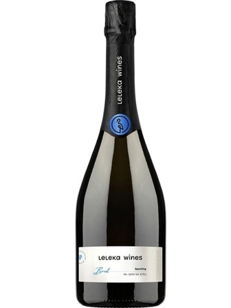Ігристе вино Лелека Вайнс / Leleka Wines, біле брют 0.75л