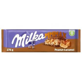 Шоколад молочний Milka з арахісом та карамеллю 276г