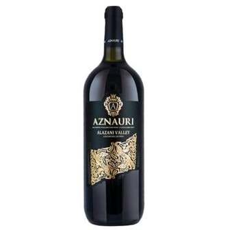 Вино Aznauri Алазанська долина червоне напівсолодке 9-13% 1,5л