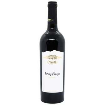 Вино Chelti Saperavi сухе червоне 13% 0,75л