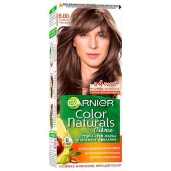 Фарба для волосся Garnier Color Naturals Creme з 3-ма оліями 6.00 Глибокий горіховий