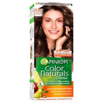 Фарба для волосся Garnier Color Naturals Creme з 3-ма оліями 5.00 Глибокий шатен