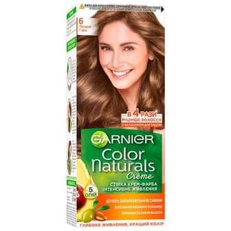 Фарба для волосся Garnier Color Naturals Creme з 3-ма оліями №6 Лісовий горіх