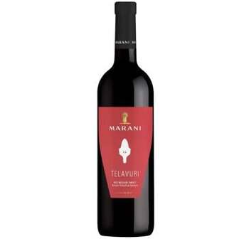 Вино Marani Telavuri червоне напівсолодке 11,5% 0,75л
