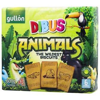 Печиво Gullon Dibus Animals 600г