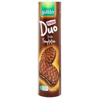 Печиво-сендвіч Gullon Mega Duo Doble Cacao 500г