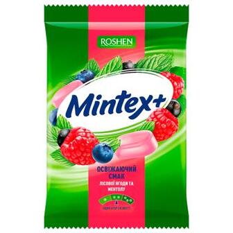 Цукерки Roshen Mintex+ Лісові ягоди та ментол 140г