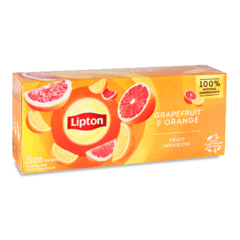 Чай фруктовий Lipton Grapefruit&Orange 20*1,7г