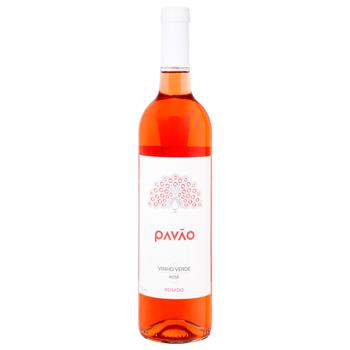 Вино Pavao Vinho Verde рожеве напівсухе 0,75л