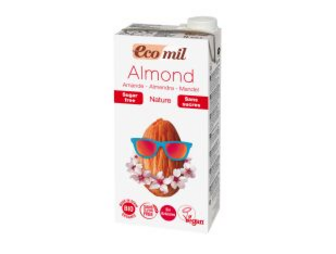 Молоко рослинне мигдалеве органічне без цукру Ecomil 1 л
