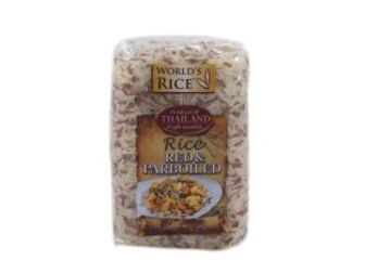 Рис парбоїлд і червоний World's rice 500 г