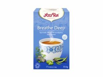 Чай трав’яний з прянощами "Глибина подиху" органічний Yogi Tea 30 г