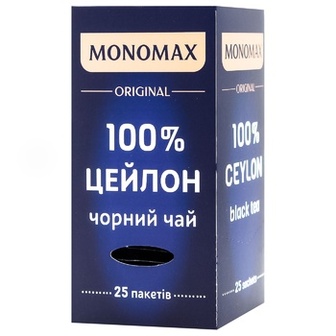 Чай чорний Monomax 100% Цейлон 2г*25шт