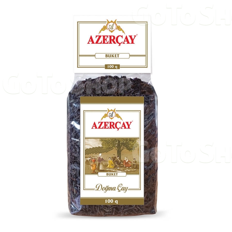 Чай 100г Azercay Buket чорний 