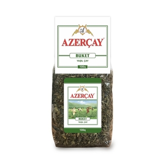 Чай 100г Azercay Buket  зелений листовий 