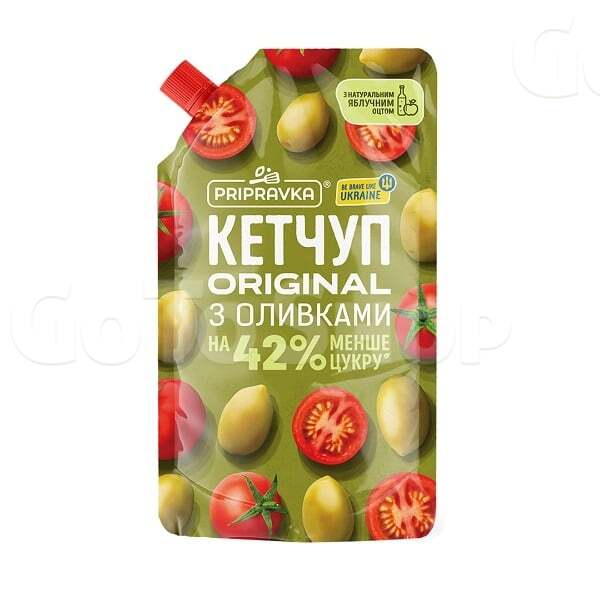 Кетчуп 250 г Приправка Original з оливками д/пак 