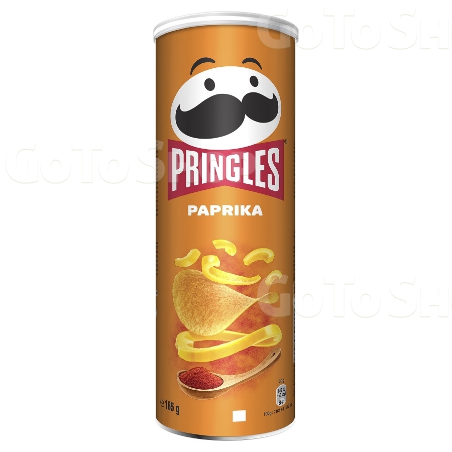 Чипси 165 г PRINGLES картопляні зі смаком паприки  