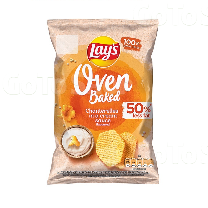 Чипси 110 г Lay&#039;s Baked картопляні запечені зі смаком лисичок у сметані м/уп 