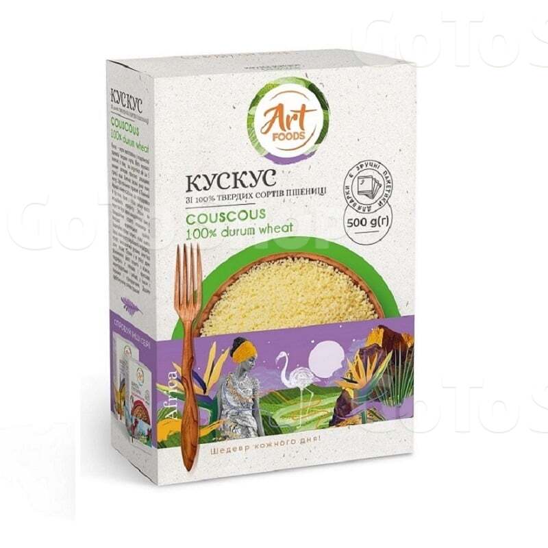 Крупа 0,5 кг Art FOODS Кускус (4Х125г) к/уп 