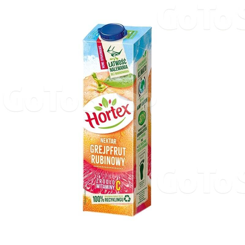 Нектар 1л  Hortex грейпфрутовий Польша 