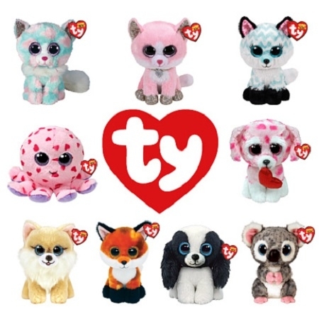 Дитяча iгpашка м’яконабивна TY Beanie Boo&#039;s, 15 см, в асортименті 