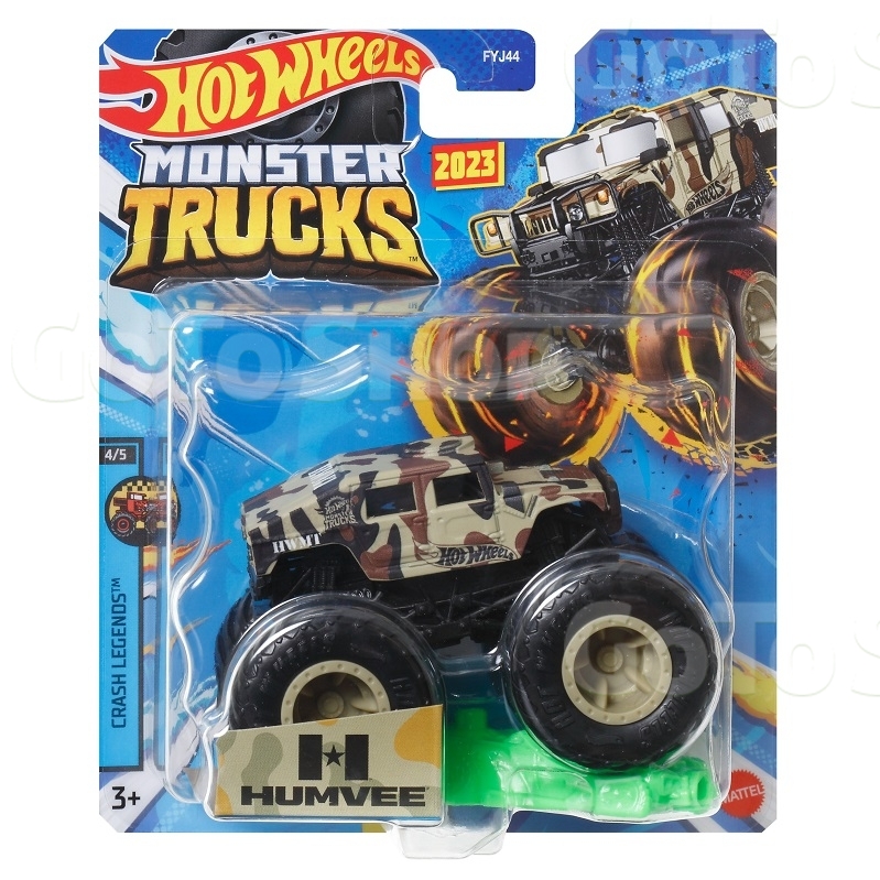 Базова машинка-позашляховик 1:64, cepiї «Monster Trucks» Hot Wheels, в асортименті 